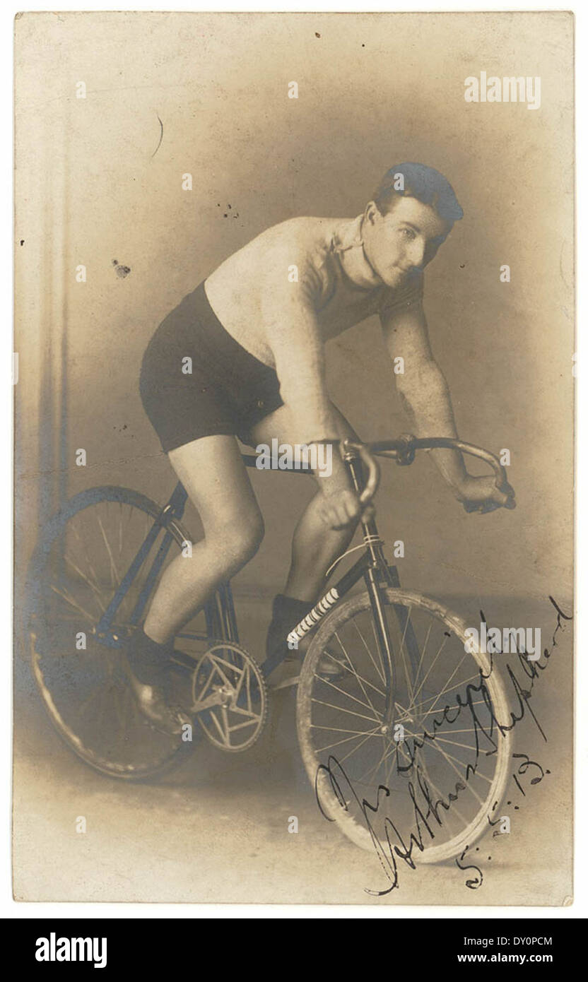 A. H. Sheppard, Champion australien, ch. 1913 Banque D'Images