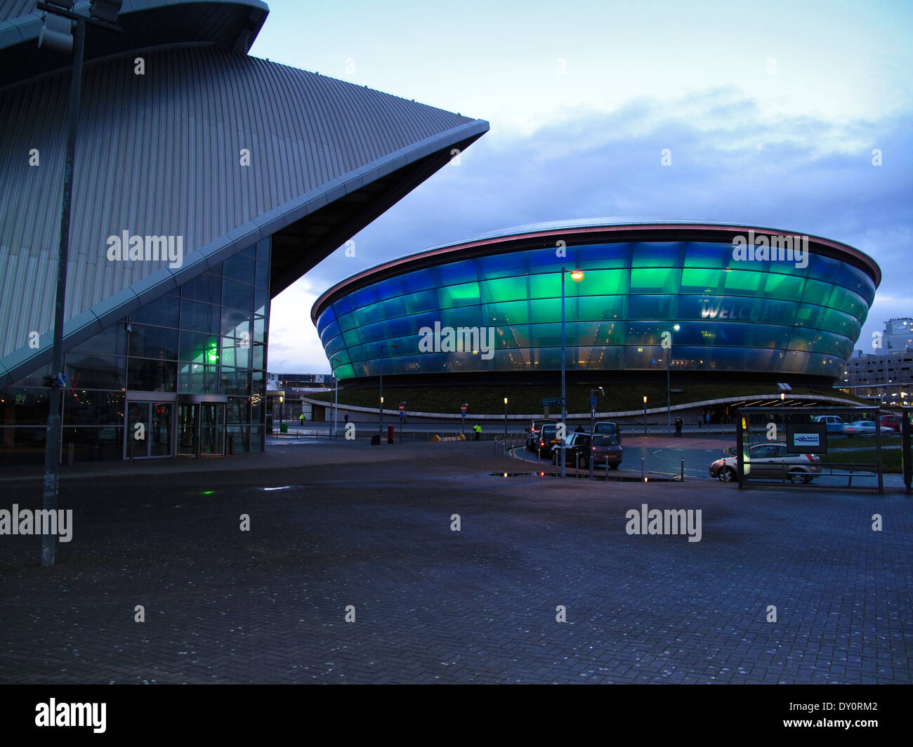 SSE Hydro arena Glasgow Banque D'Images