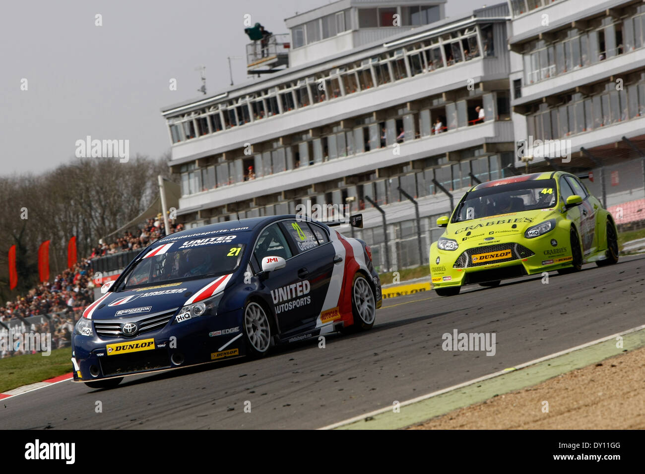 Glynn Geddie (GBR) United Autosports Avensis Banque D'Images