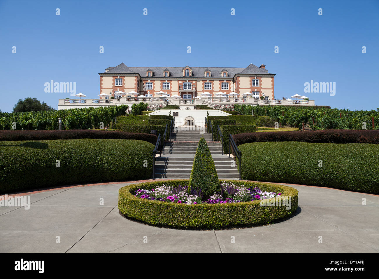 Domaine Carneros Winery, Napa Valley, Californie, USA Banque D'Images