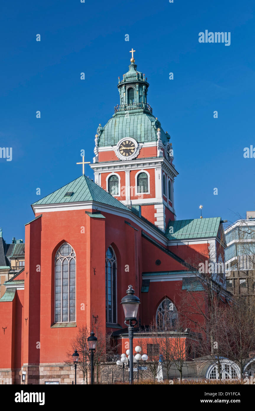 L'église St Jacob Stockholm Suède Banque D'Images