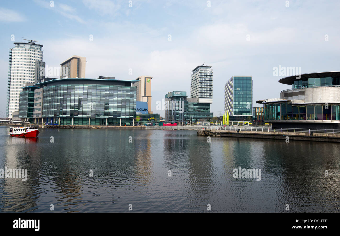 Salford Quays, Manchester England UK Banque D'Images