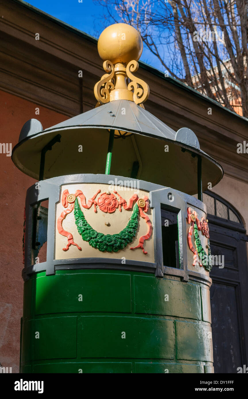 Toilettes publiques Gamla Stan Stockholm Suède Banque D'Images