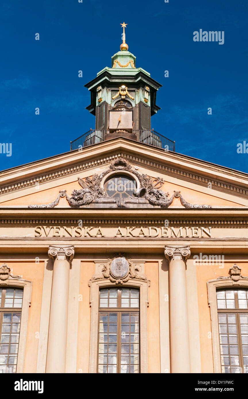 Bâtiment de la Bourse de l'Académie suédoise Börshuset Musée Nobel Stockholm Suède Banque D'Images