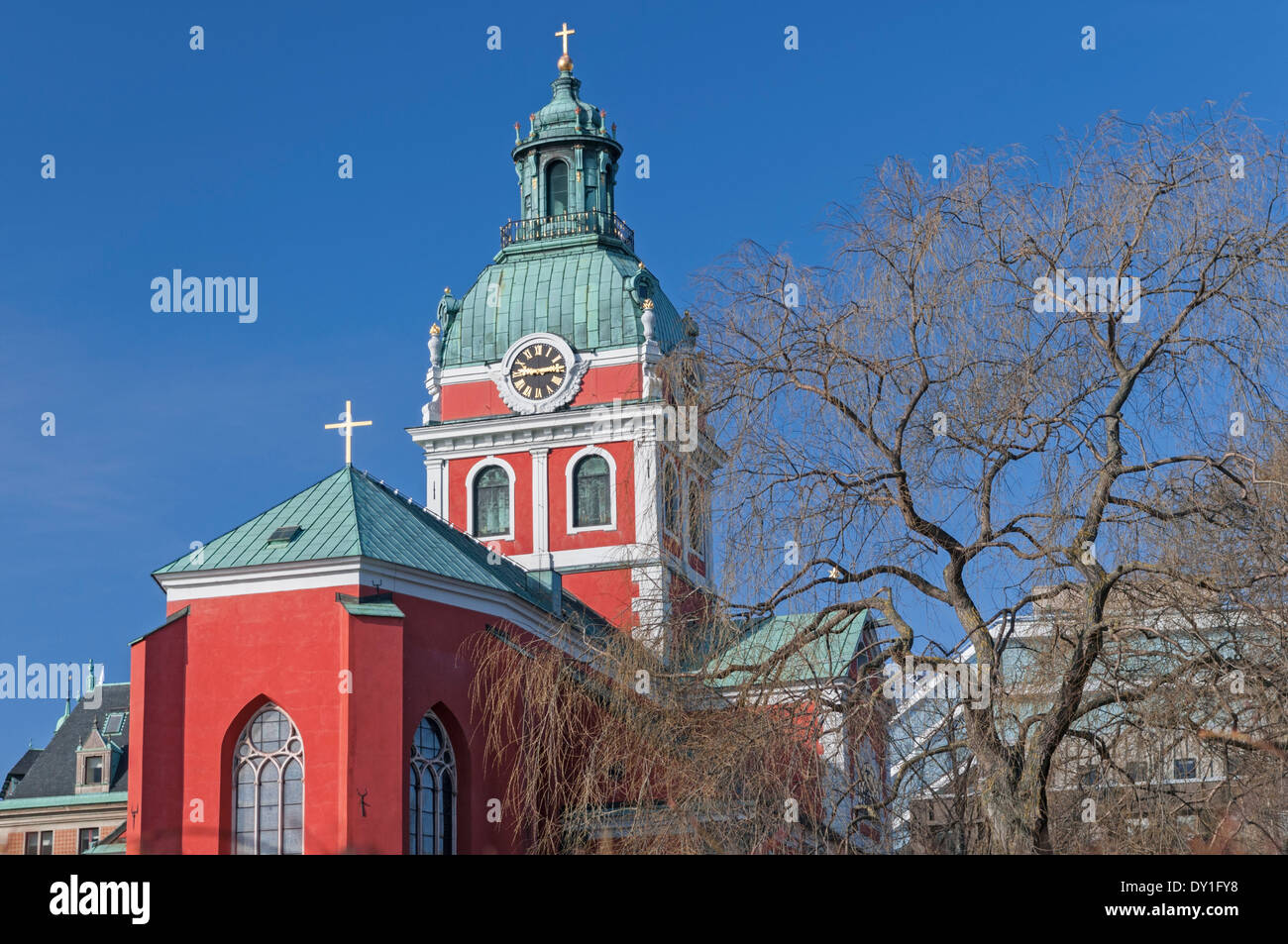 L'église St Jacob Stockholm Suède Banque D'Images