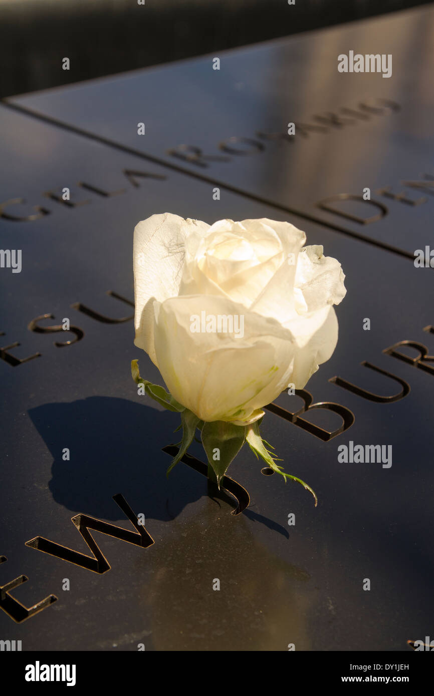 911 New York 24.03.2014 Memorial Banque D'Images