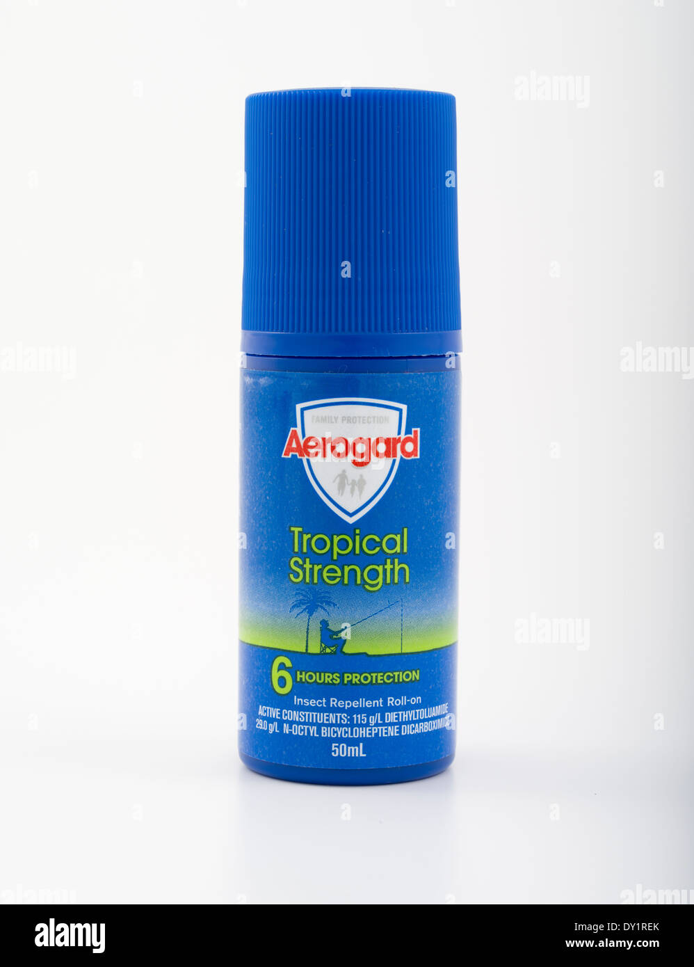 Spray anti moustique pour prévenir le paludisme / piqueurs Banque D'Images