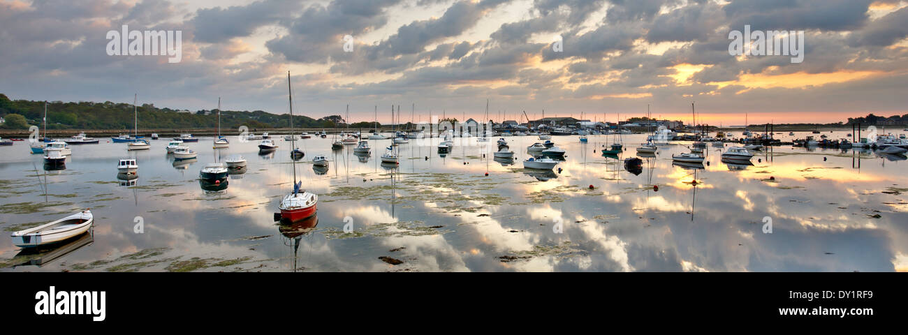 Bembridge harbor Isle of Wight Banque D'Images