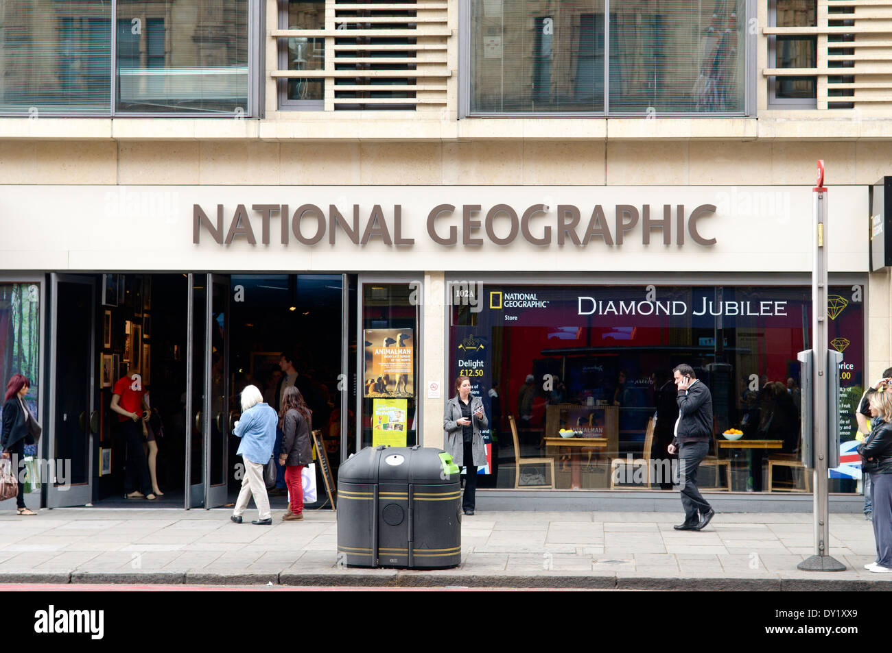 National Geographic Shop, Knightsbridge, Londres , Royaume-Uni Banque D'Images