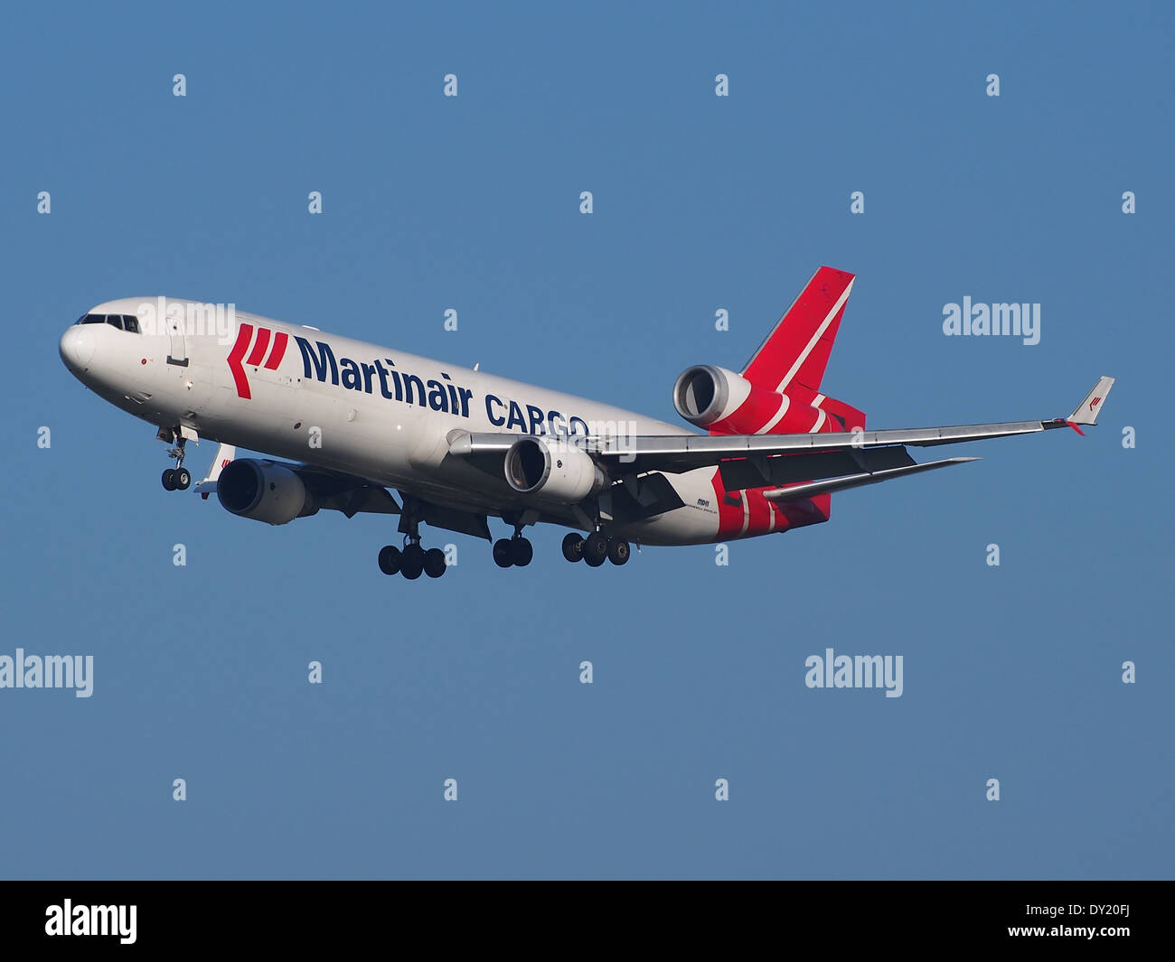 PH-MCY Martinair Holland McDonnell Douglas MD-11F, l'atterrissage à Schiphol (AMS - EHAM), Pays-Bas, pic2 Banque D'Images