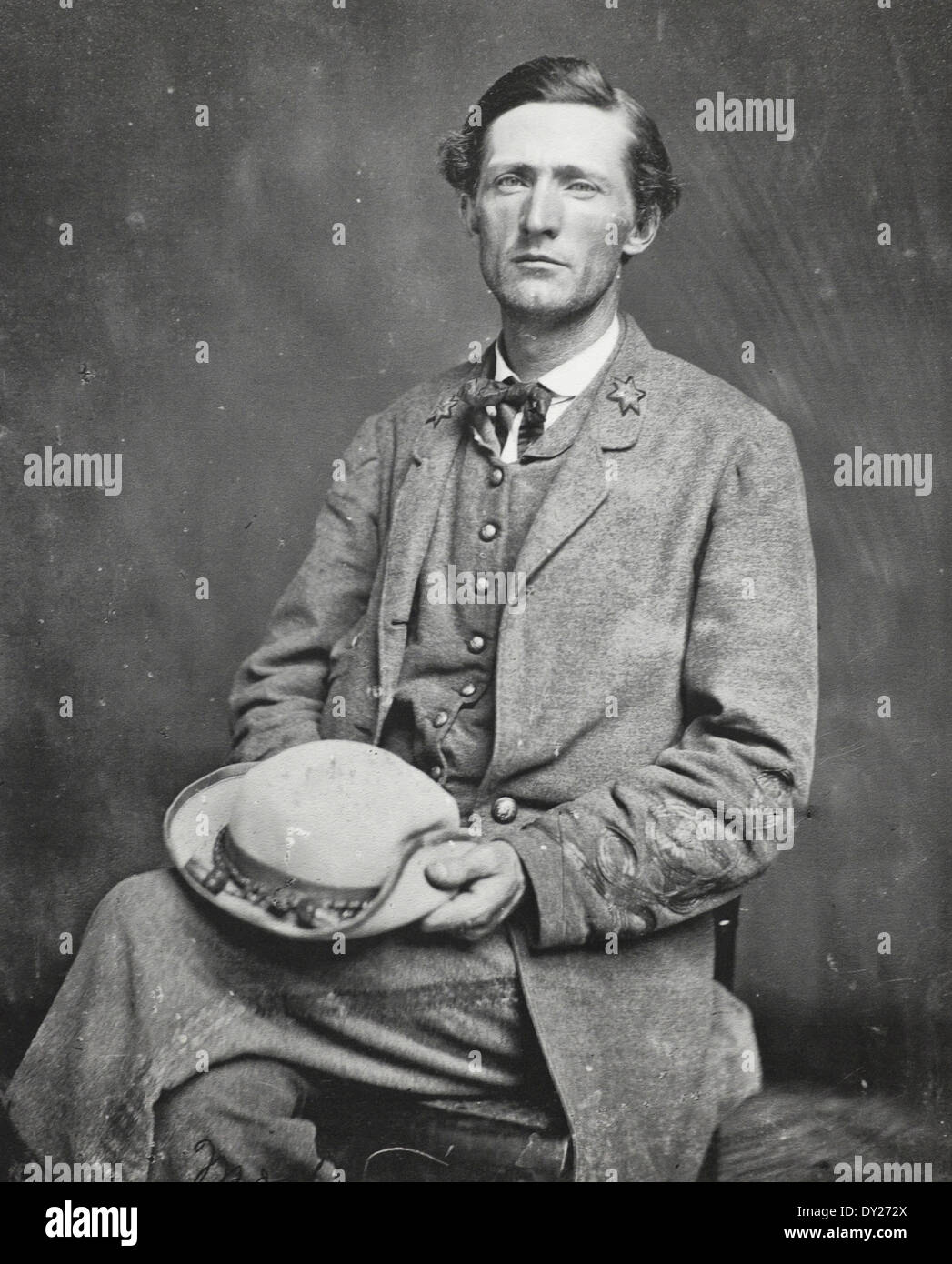 John Singleton Mosby, général confédéré durant la guerre civile USA Banque D'Images