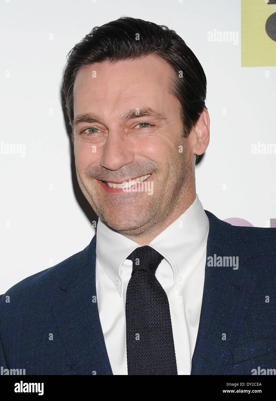 JON HAMM acteur de cinéma et de télévision américains en avril 2014. Photo Jeffrey Mayer Banque D'Images