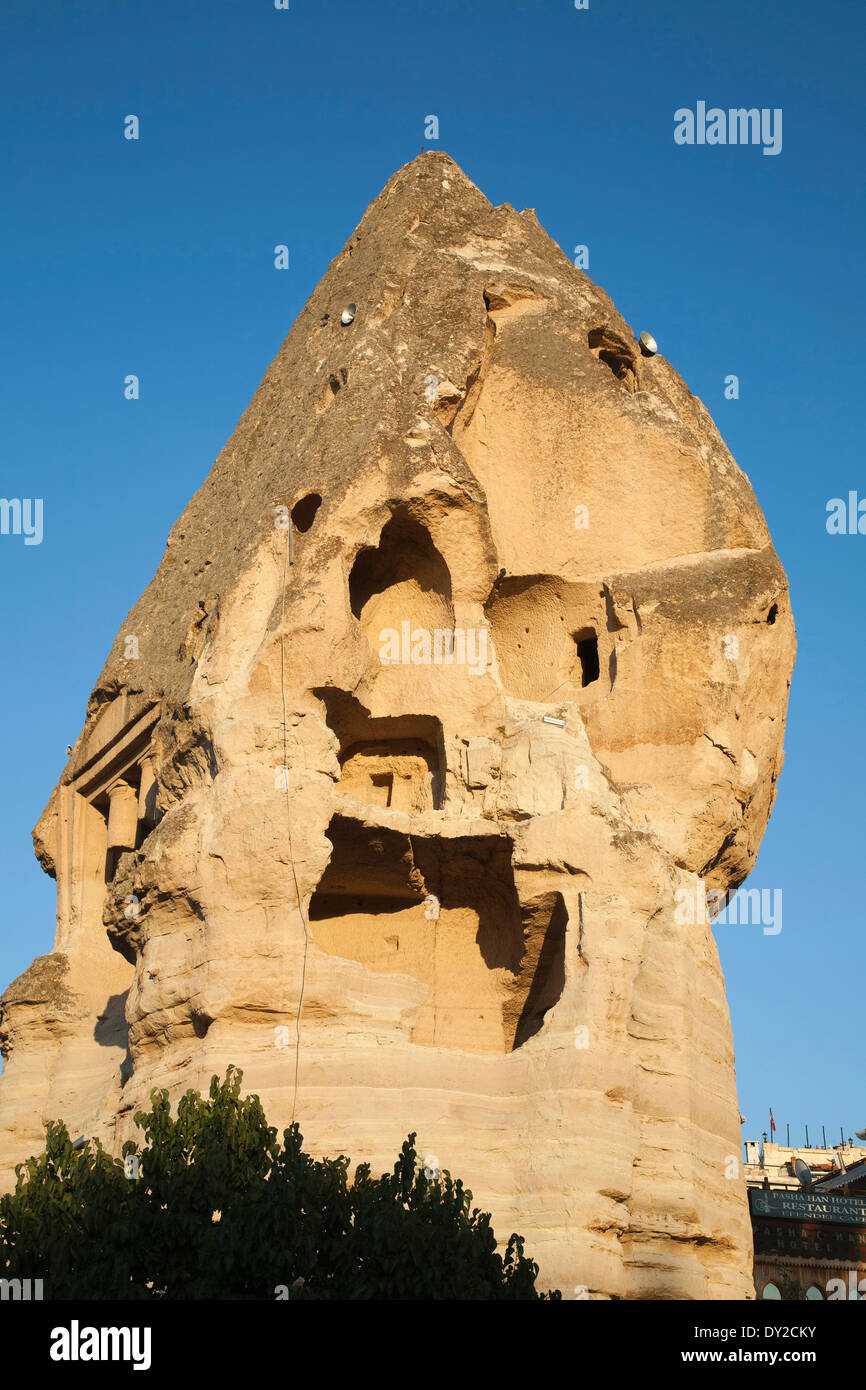 Rock Houses, Goreme, Cappadoce, Anatolie, Turquie, Asie Banque D'Images