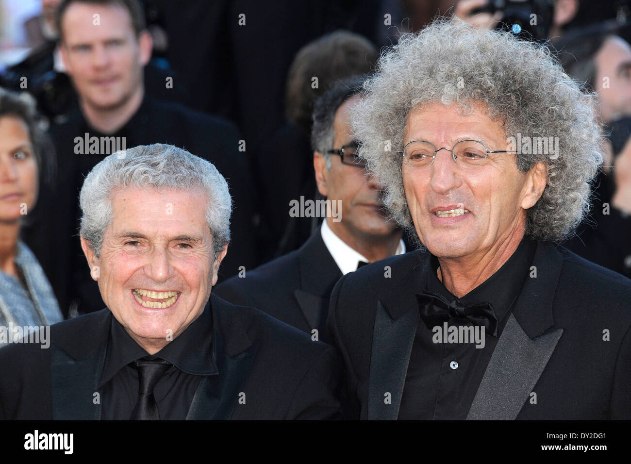 66ème édition du Festival du Film de Cannes : Claude Lelouch et Elie Chouraqui sur le tapis rouge comme suit le 2013/05/17 Banque D'Images