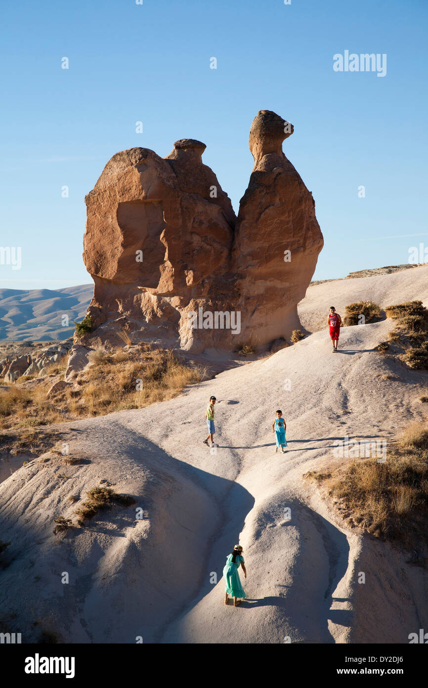 En forme de chameau, devrenet rock valley, paysage autour de Göreme, Cappadoce, Anatolie, Turquie, Asie Banque D'Images