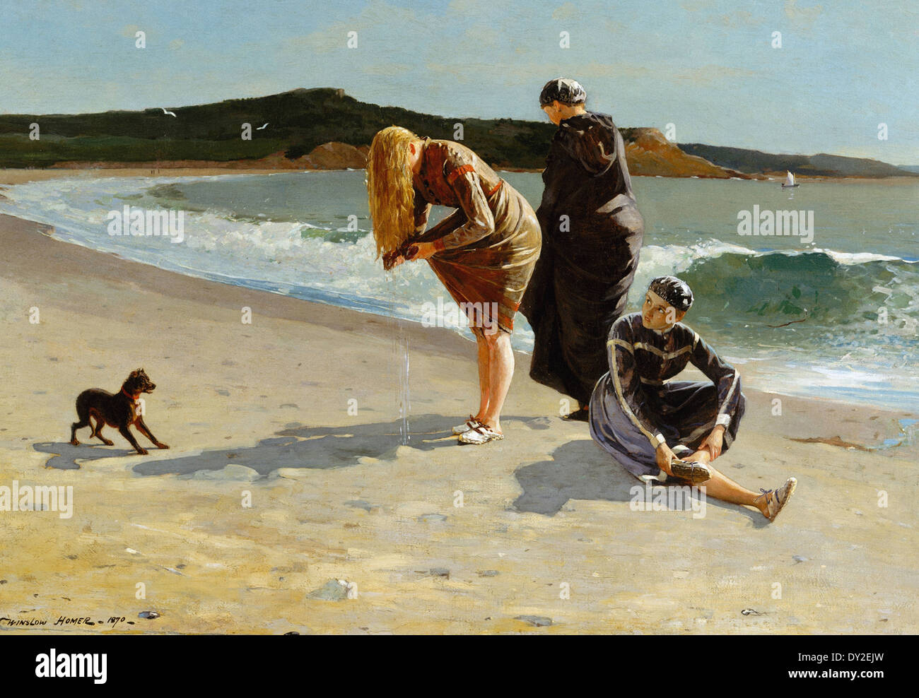 Winslow Homer Eagle Head, Manchester, New Hampshire (marée haute) Banque D'Images