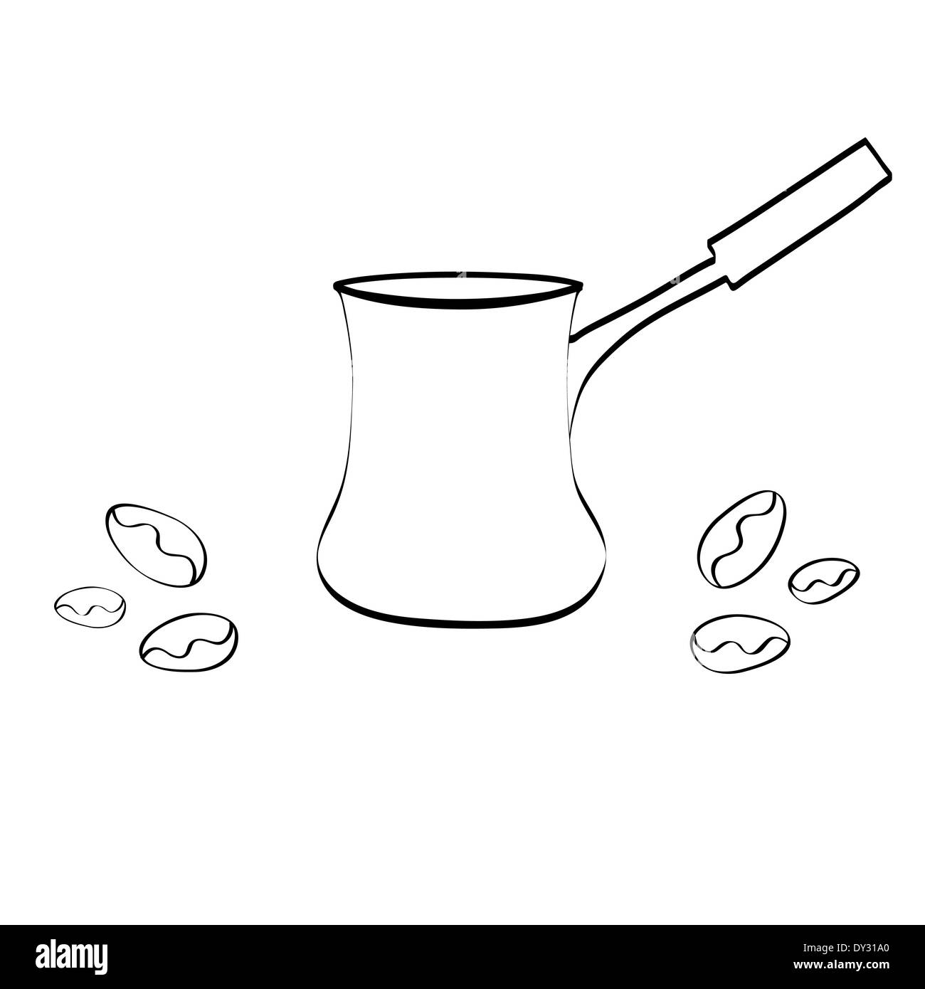 Arrière-plan de café Banque D'Images