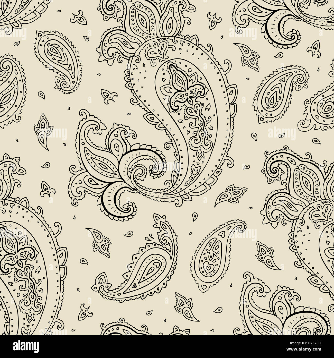 Paisley transparente arrière-plan. Banque D'Images