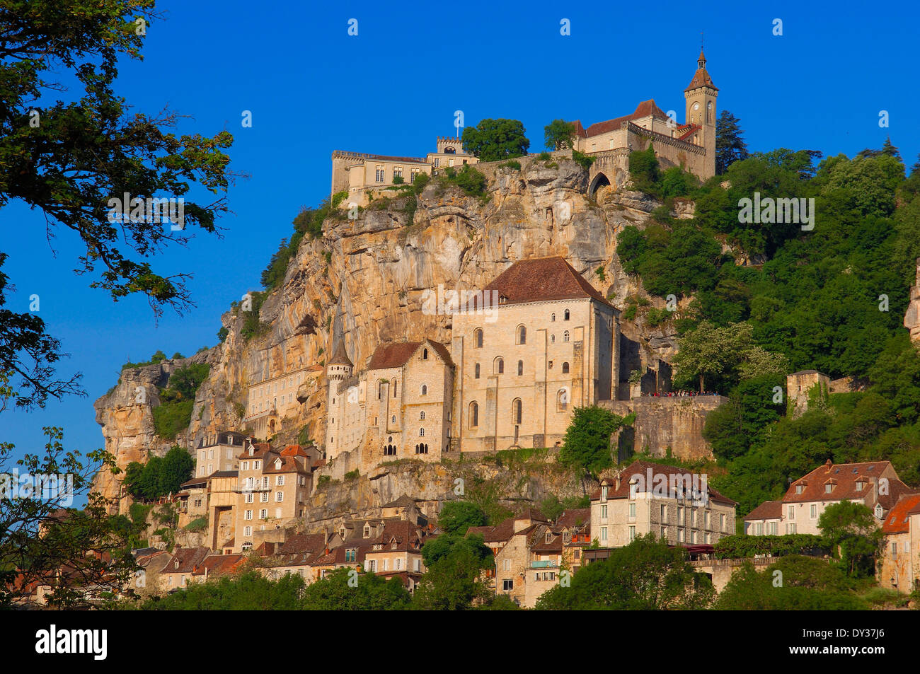 Rocamadour, Région Midi-Pyrénées, département du Lot, France, Europe Banque D'Images