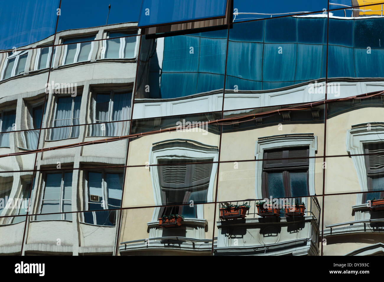 Dans l'architecture de la vieille ville d'Istanbul Banque D'Images