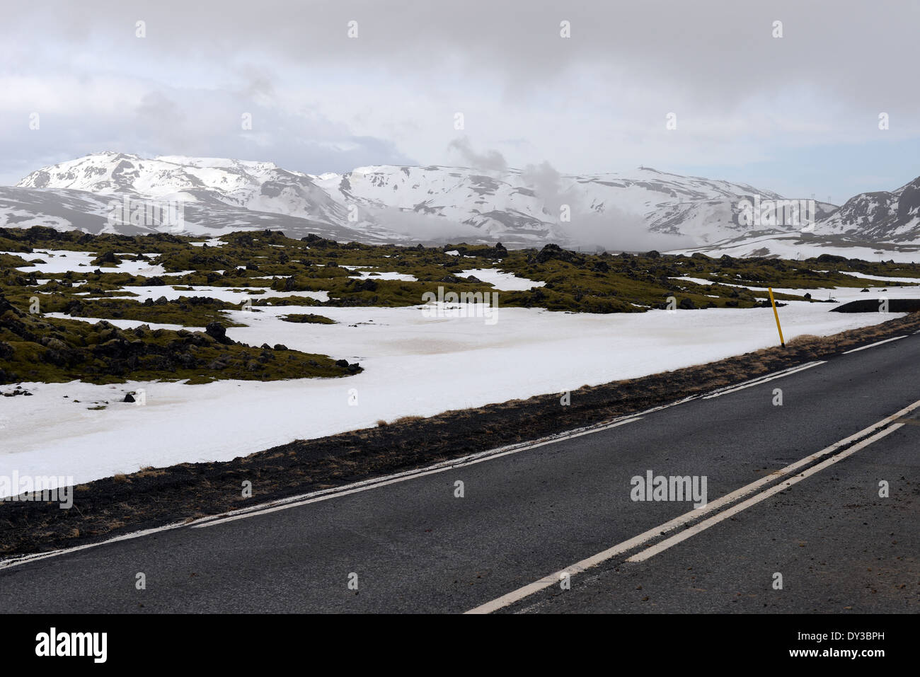 De beaux paysages de montagne islandaise Banque D'Images