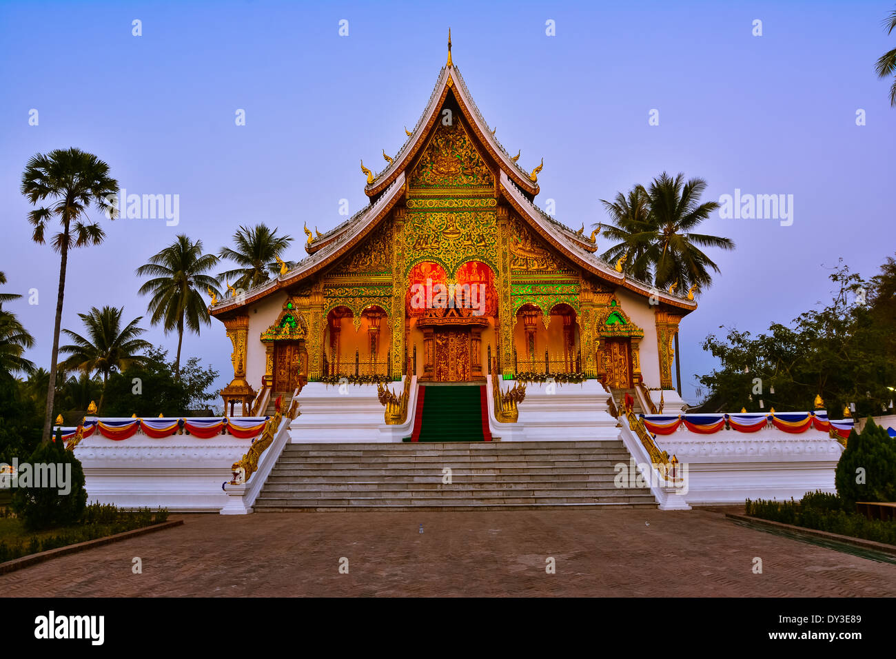 Le Haw Pha Bang Temple Banque D'Images