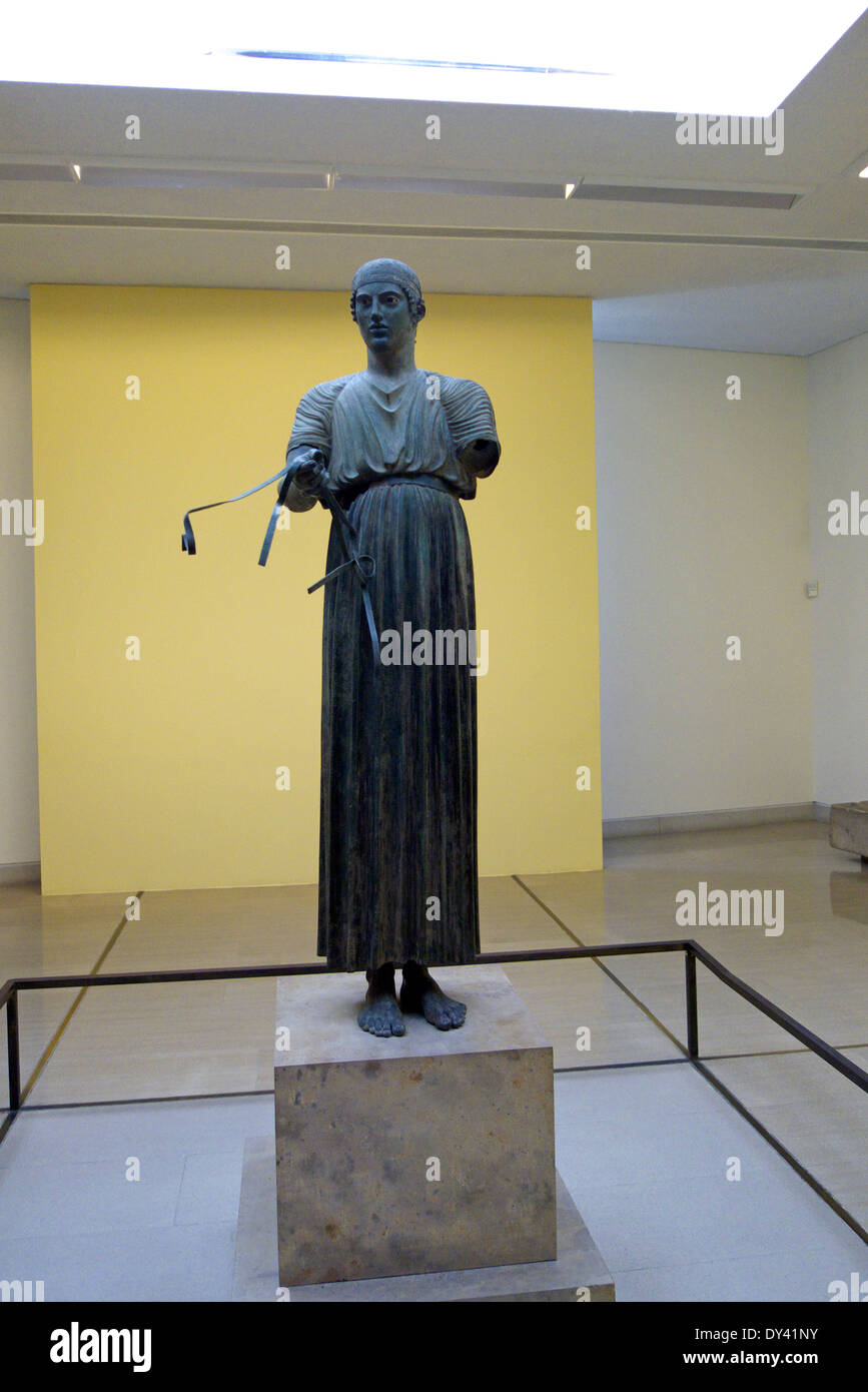 Fokida Grèce Mont Parnasse le musée archéologique de Delphes Banque D'Images