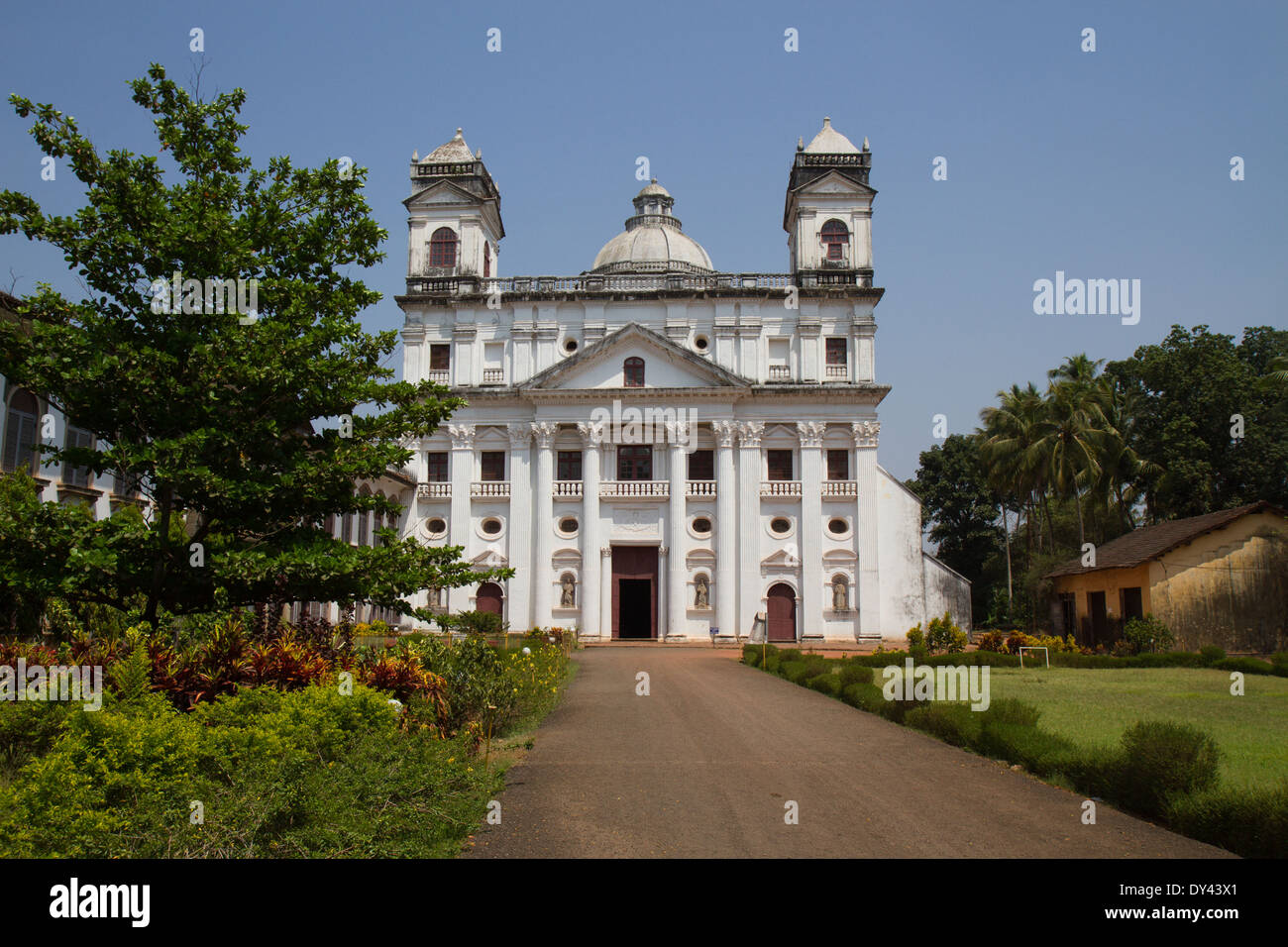 Église de Saint Gaetano, Old Goa, Inde Banque D'Images