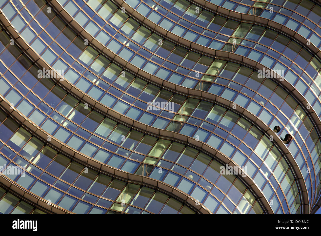 Détail d'Unicredit tower à Porta Nuova, Milan, Italie Banque D'Images