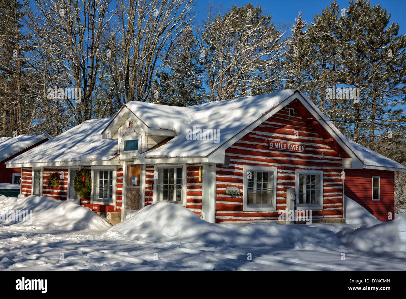 Cabane rustique tavern Banque D'Images