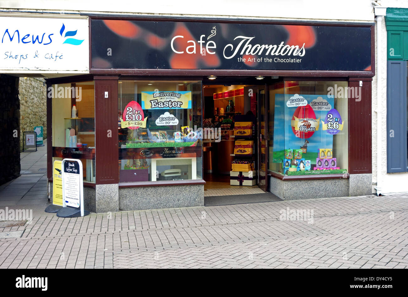 Un magasin Thorntons Banque D'Images