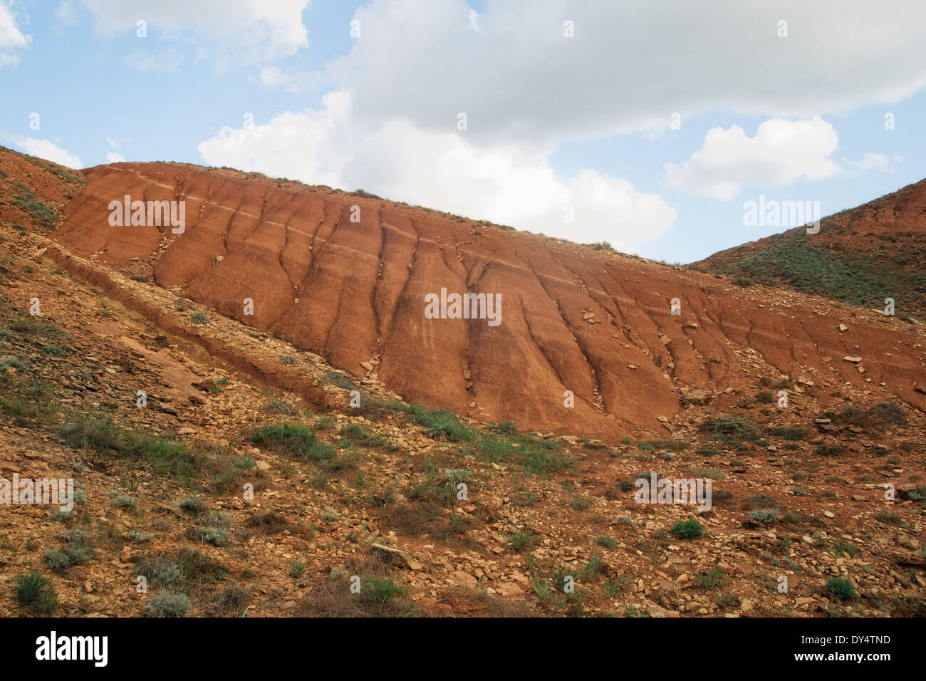 Éperon de Big Mountain, Bogdo frontière de la Russie et le Kazakhstan Banque D'Images