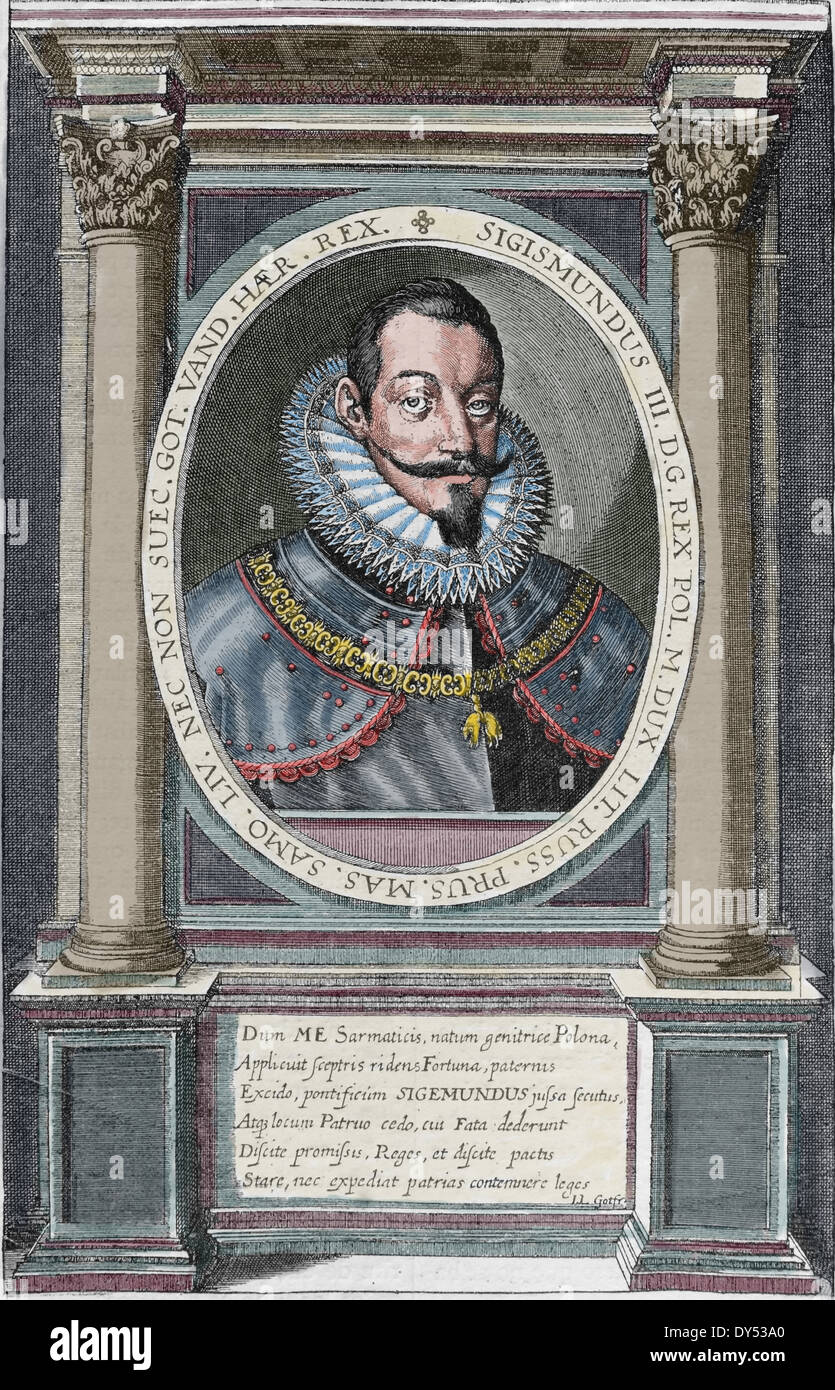 Sigismond III Vasa (1566-1632). Roi de Pologne et Grand-Duc de Lituanie, monarque de la Pologne-lituanie united Banque D'Images