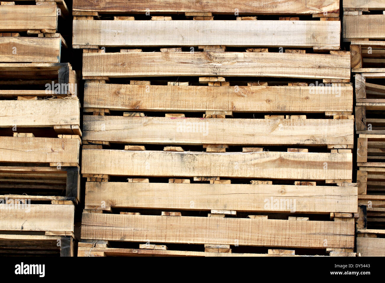 La texture en bois de palettes pour l'arrière-plan. Banque D'Images