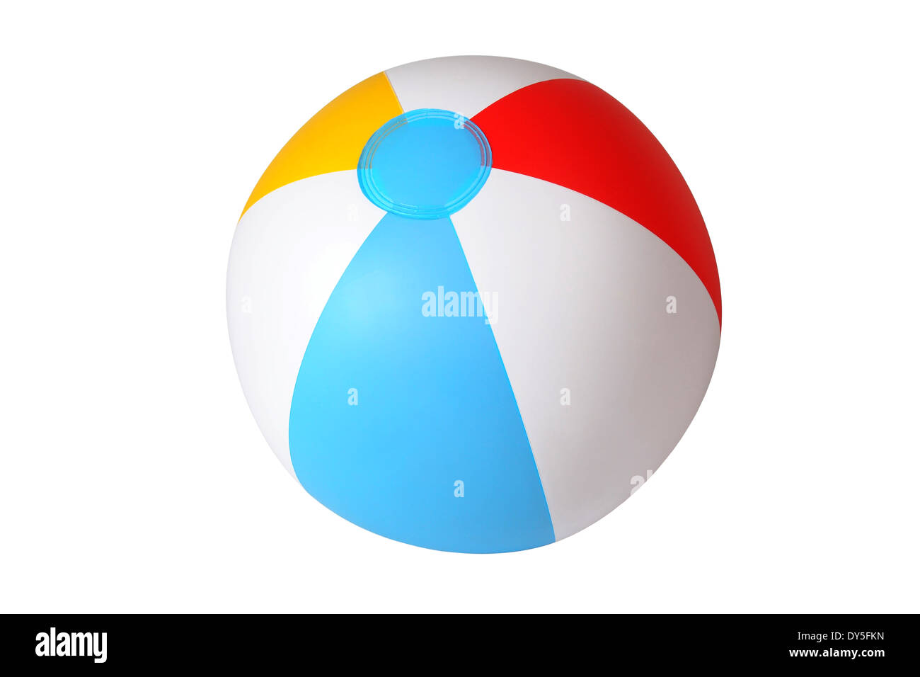 Ballon de plage isolée Banque D'Images