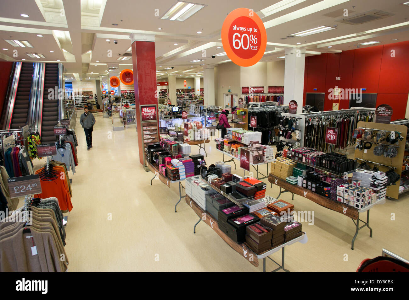 TK Maxx , Church Street , Liverpool. 20/11/13 Banque D'Images