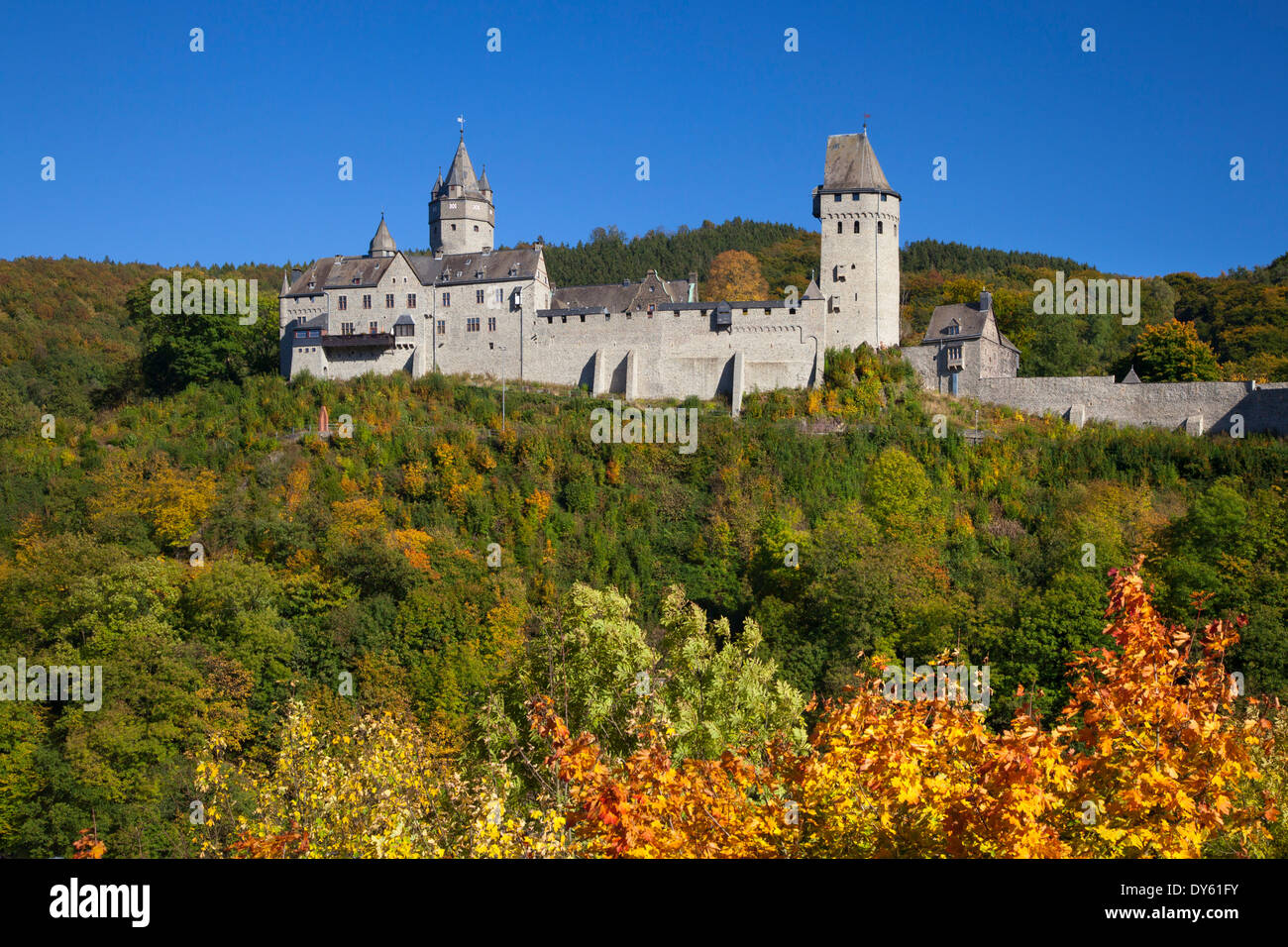 Altena castle, Klusenberg, Altena, région du Sauerland, Rhénanie du Nord-Westphalie, Allemagne Banque D'Images