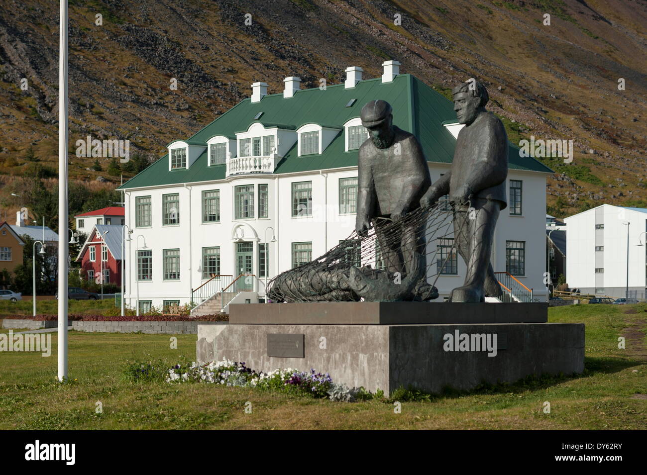 Isafjordur, Islande, Fjords de l'Ouest, régions polaires Banque D'Images