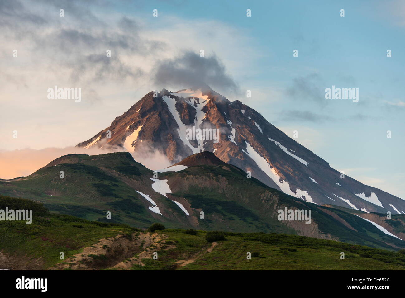 Volcano, Kamchatka Vilyuchinsk, la Russie, l'Eurasie Banque D'Images