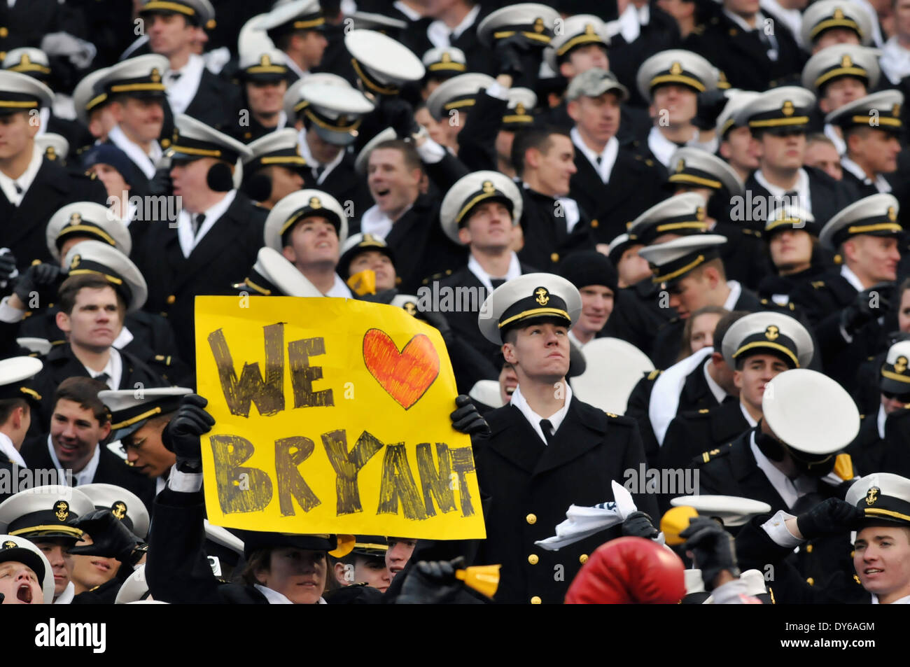 Marine Armée jeu de football à Philadelphie. Banque D'Images