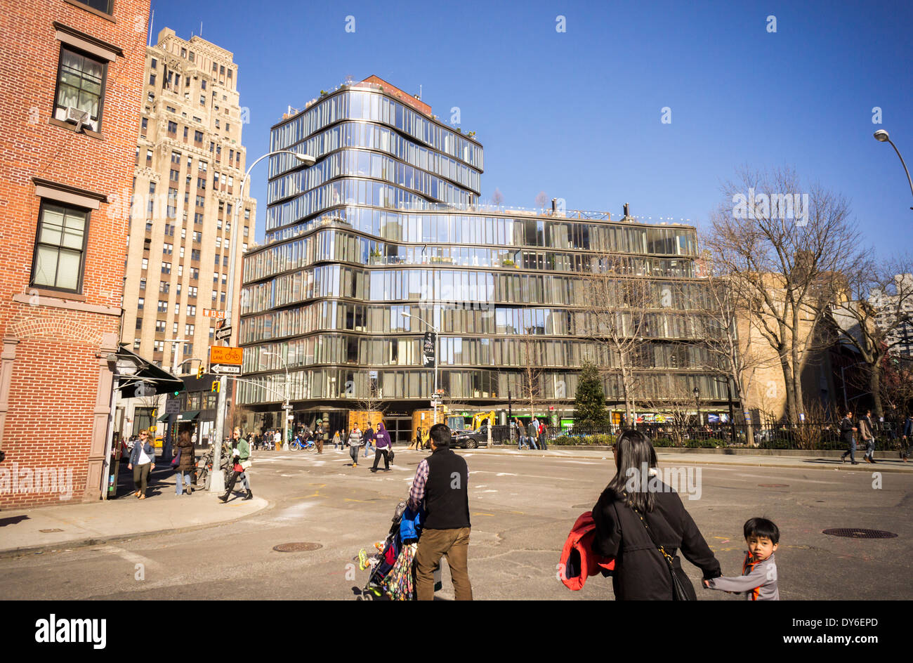 Condo de luxe le développement One Jackson Square, dans le quartier de West Village de New York Banque D'Images