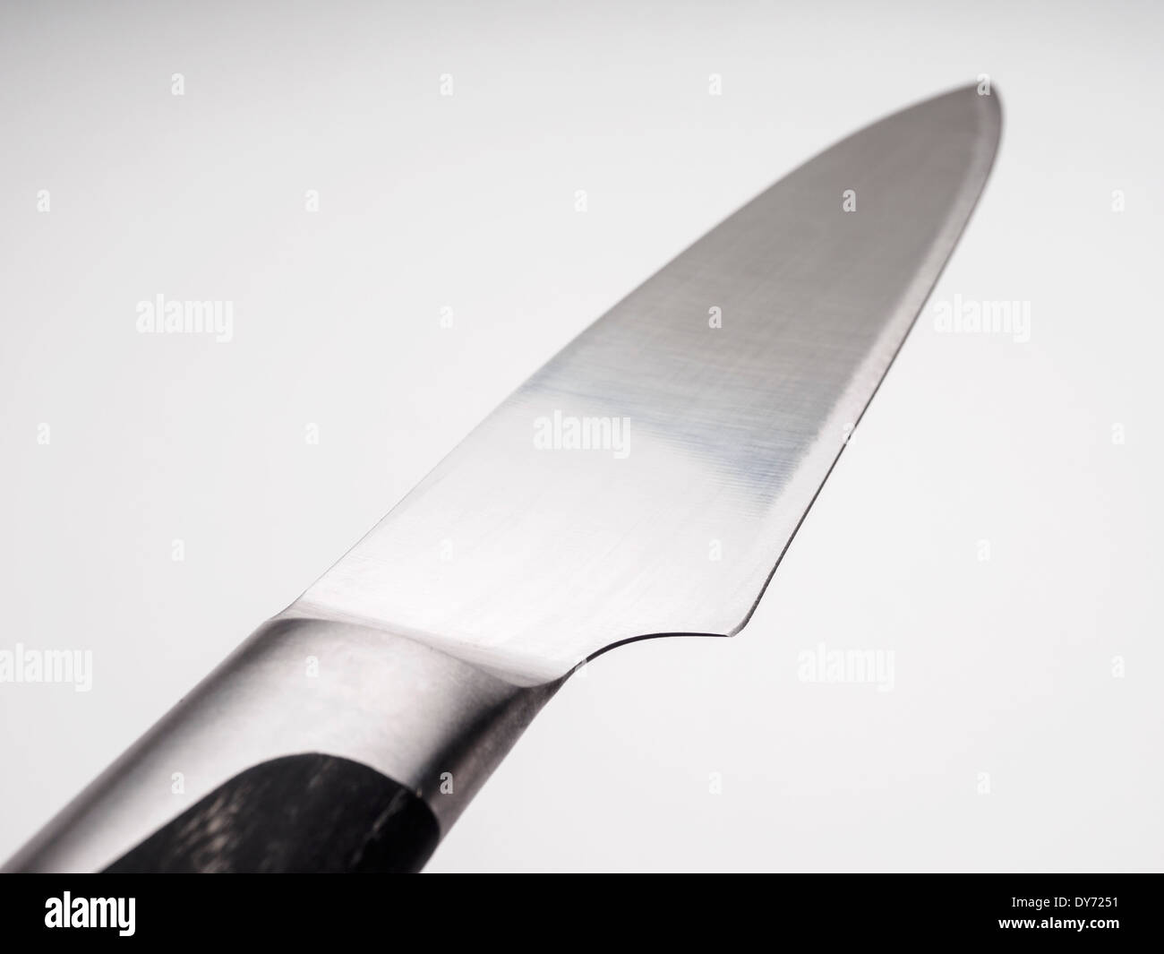 Couteau du Chef découper isolé sur fond blanc Banque D'Images