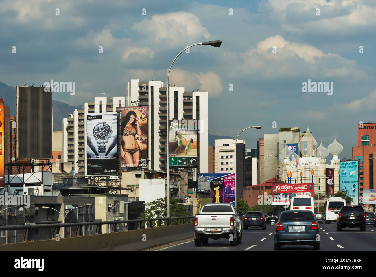 Vue sur le centre-ville, Caracas, Venezuela Banque D'Images