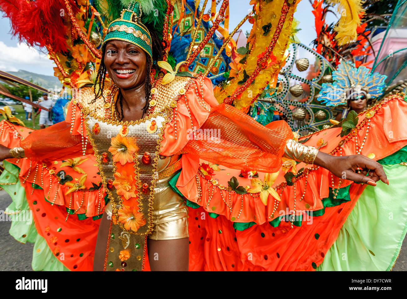 Carnaval, Port of Spain, Trinidad Banque D'Images