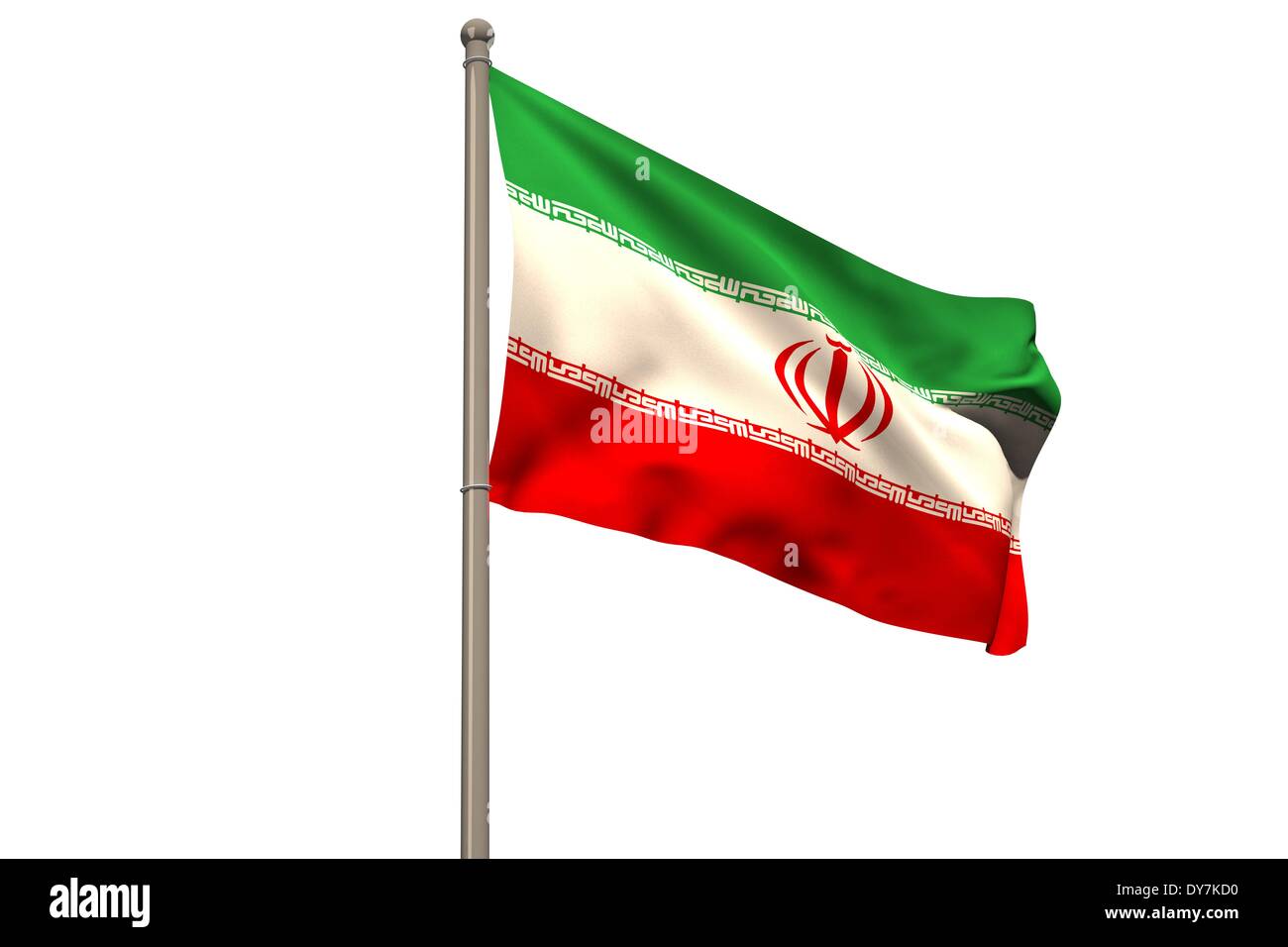Drapeau national iran générés numériquement Banque D'Images