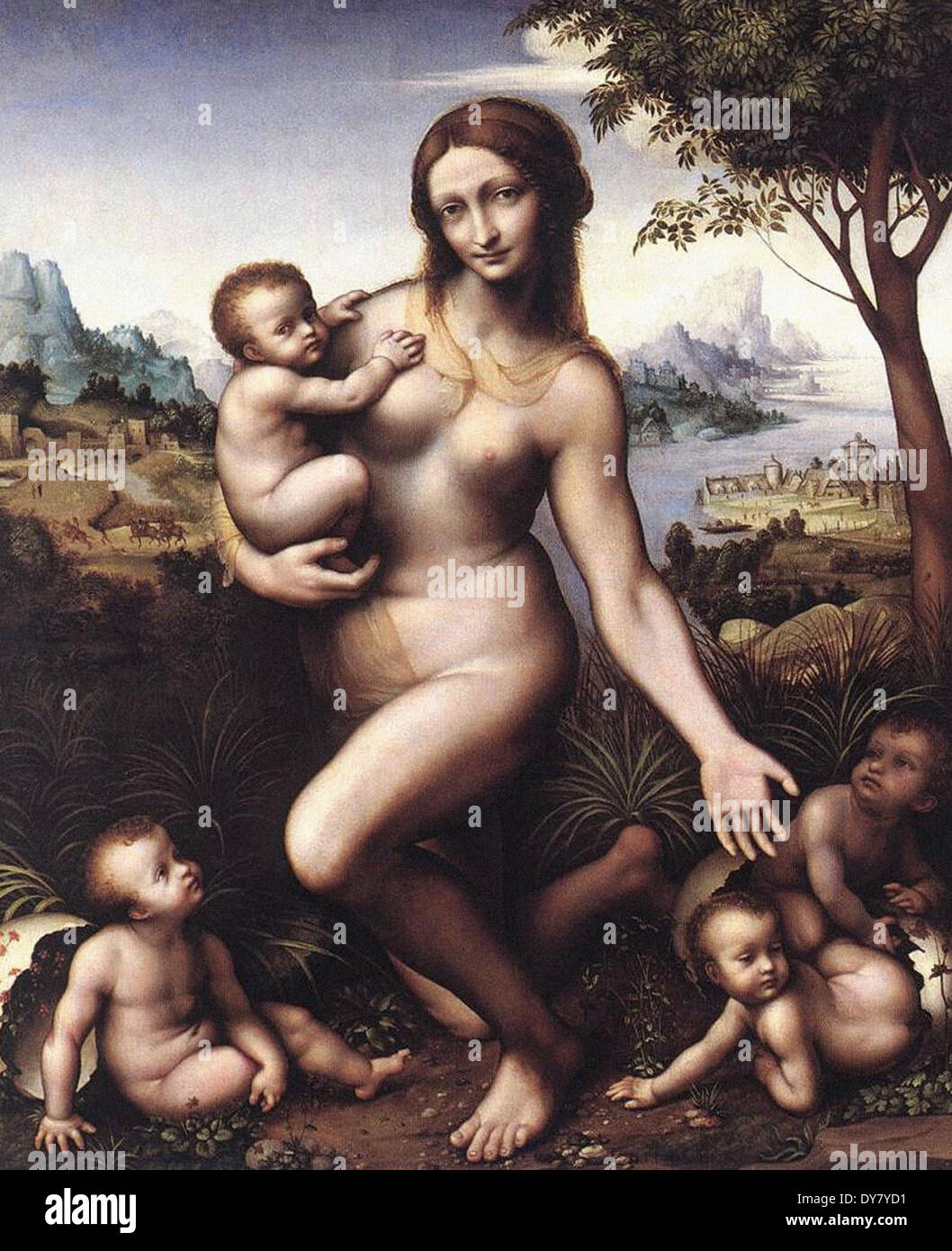 Leonardo da Vinci 2 Leda Banque D'Images