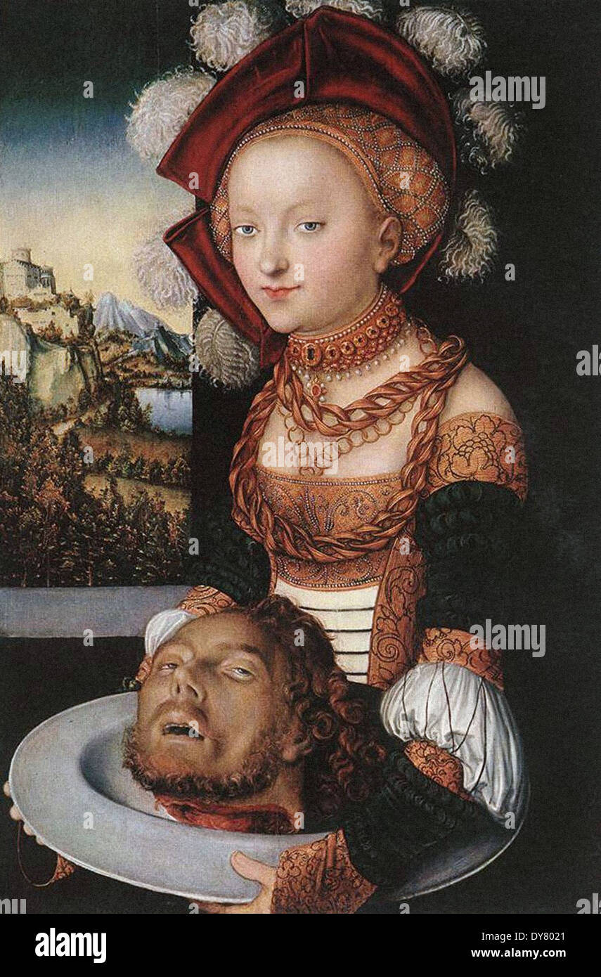 Lucas Cranach le Vieux Salome Banque D'Images