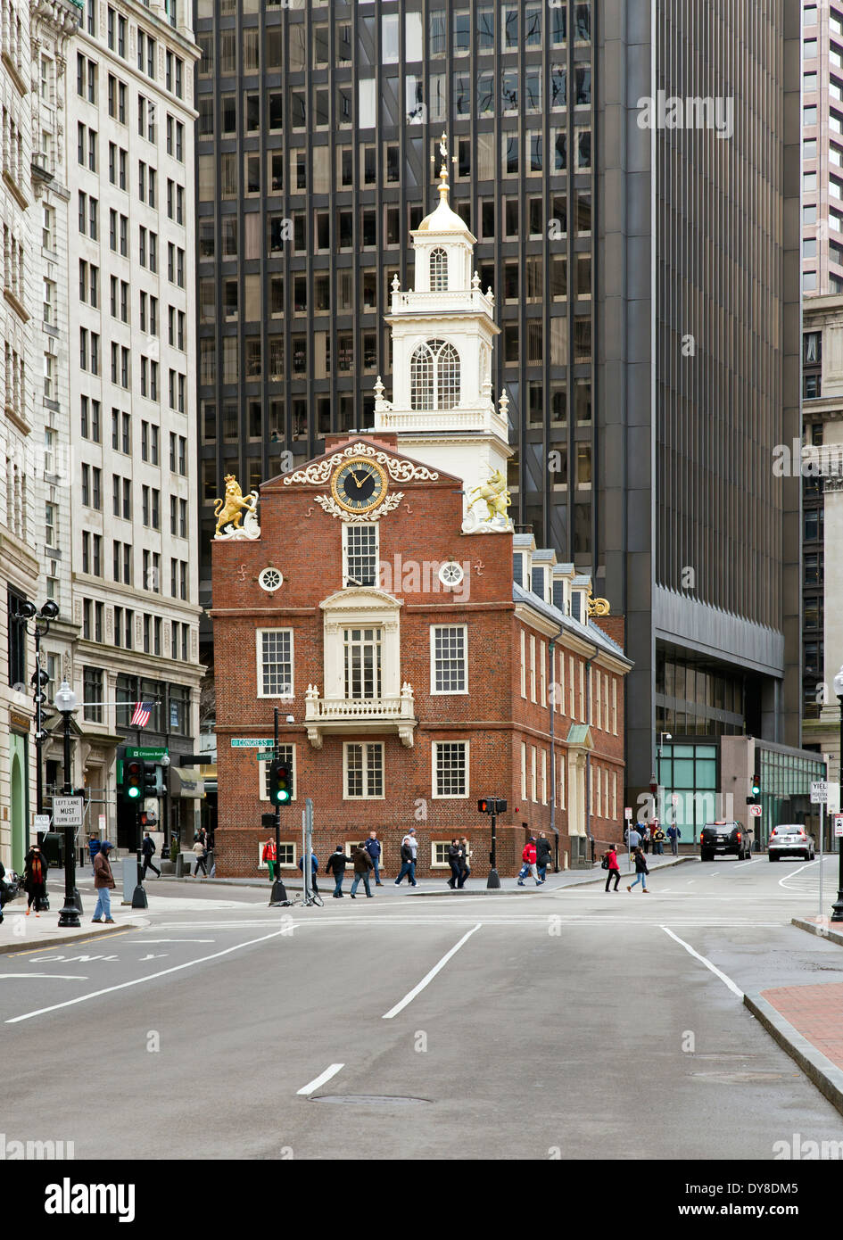 Old State House Boston Banque D'Images