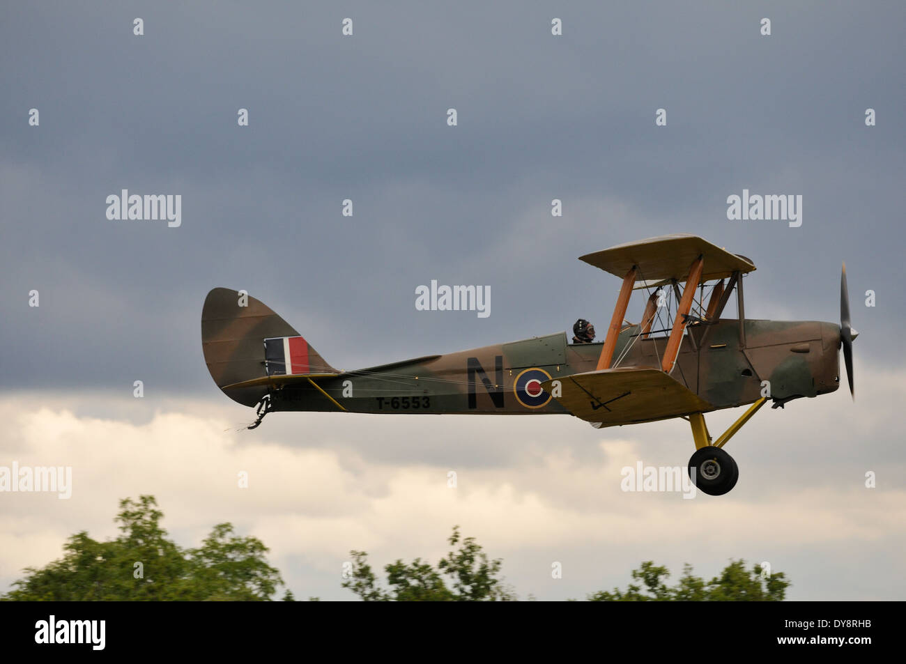 1941 De Havilland DH-16 II à la fête aérienne de la Ferté Alais Banque D'Images