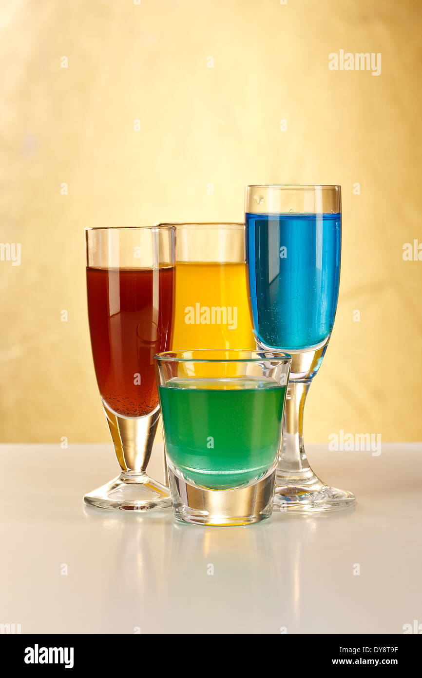 Cocktails avec alcool Banque D'Images